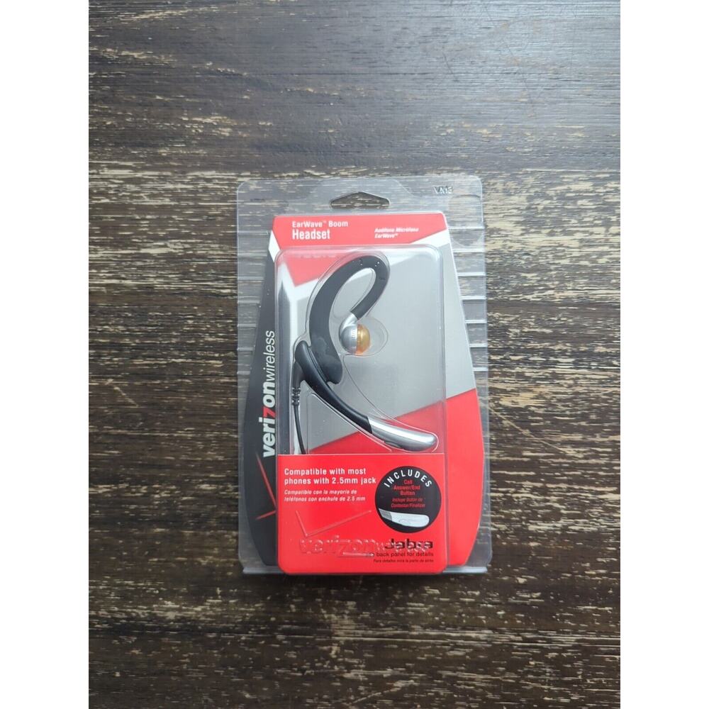 Verizon Wireless Jabra Universal EarWave Boom Headset for Cell Phones 2.5mm J42